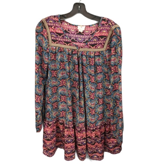 one clothing Dresses & Skirts - ONE CLOTHING Paisley Tunic Boho Dress Size Medium